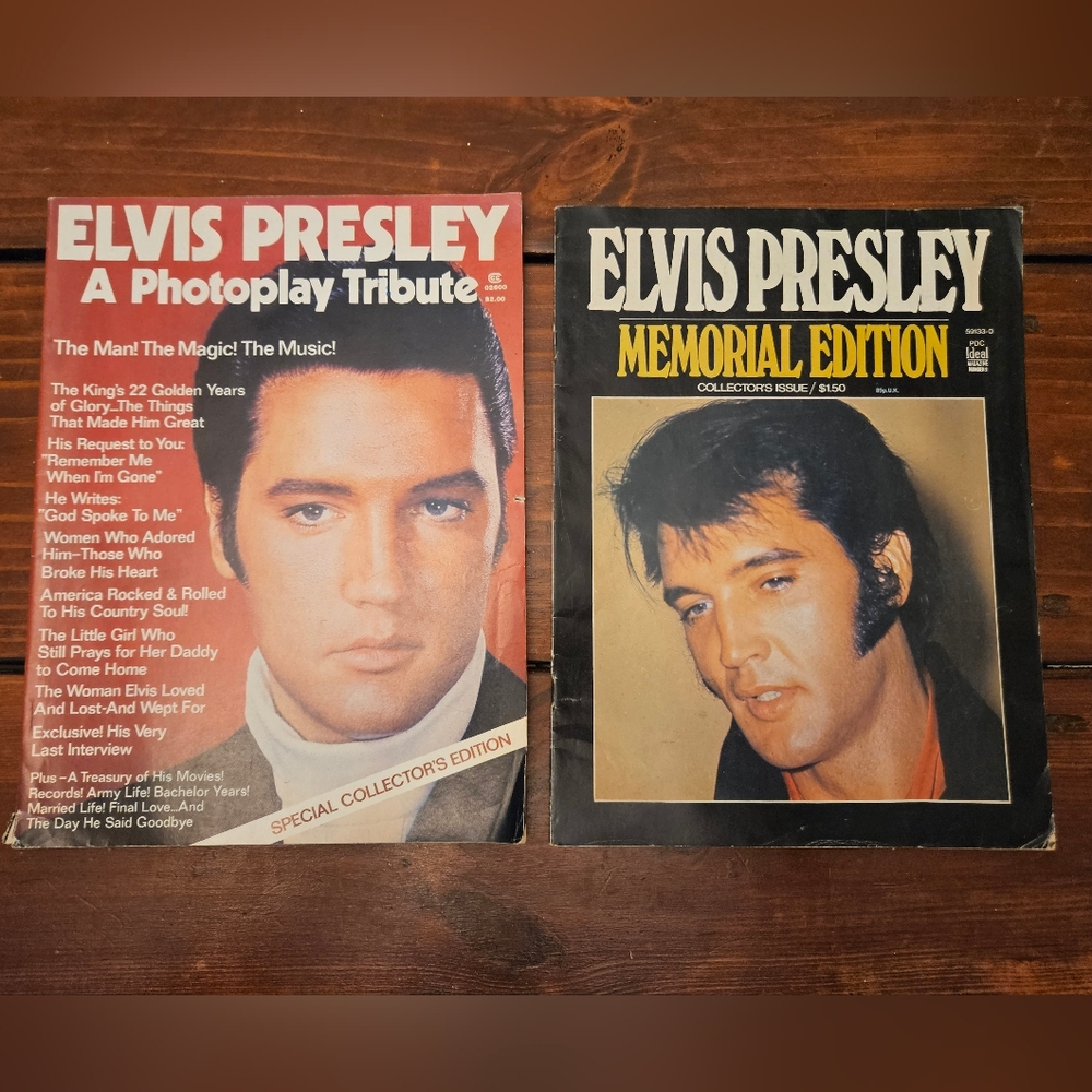 2 Collectible Elvis Presley Magazines